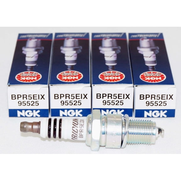 NGK Spark Plugs BPR5EIX-95525 Iridium IX High Performance Fuel Efficiency 4 Pack