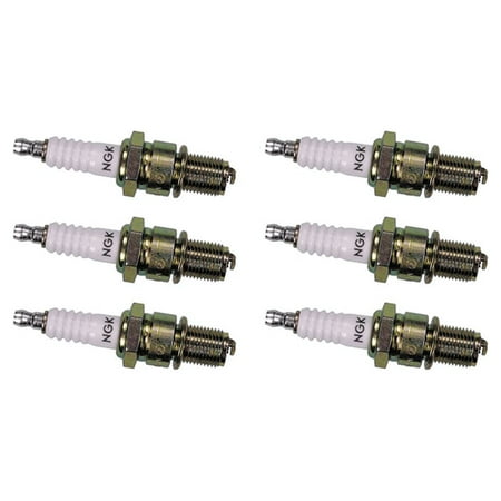 NGK Standard Series Spark Plug BPR5ES (6 Pack) for BMW 630CSI BASE 1977-1978 3.0L/2985cc