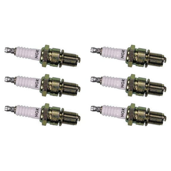 NGK Standard Series Spark Plug BPR5ES (6 Pack) for BMW 633CSI BASE 1978-1984 3.2L/3210cc