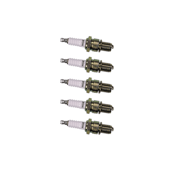 NGK Standard Series Spark Plug BPR6ES (5 Pack) for VOLKSWAGEN QUANTUM GL 1986-1987 2.2L/2226cc