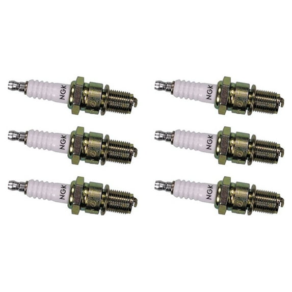 NGK Standard Series Spark Plug BPR6ES (6 Pack) for PORSCHE 911 SPEEDSTER 1989-1989 3.2L/3163cc
