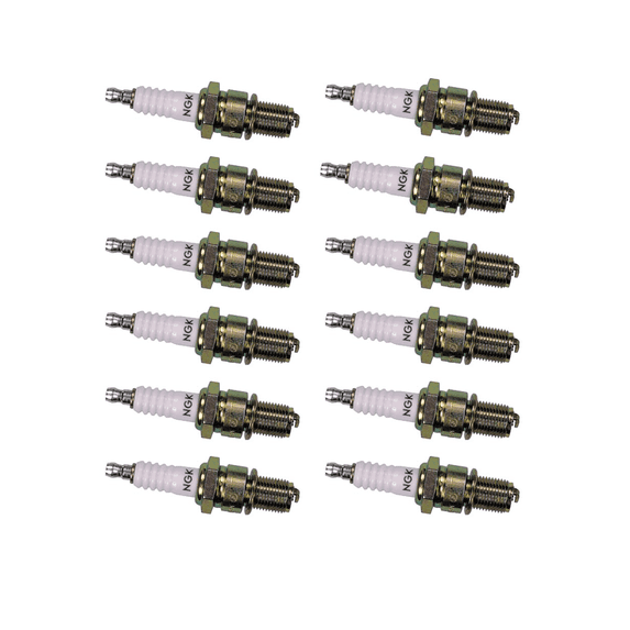 NGK Standard Series Spark Plug BR6EF (12 Pack) for JAGUAR XJ12 BASE 1994-1996 6.0L/5994cc