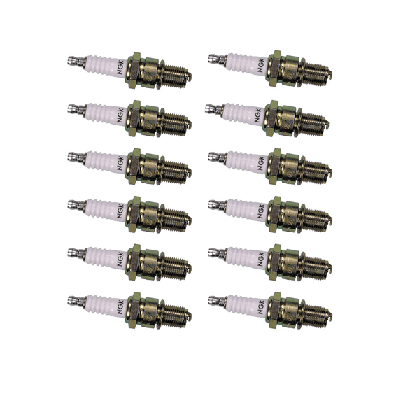 NGK Standard Series Spark Plug DR8EB (12 Pack) for Standard Series FERRARI TESTAROSSA BASE 1985-1991 4.9L/4943cc