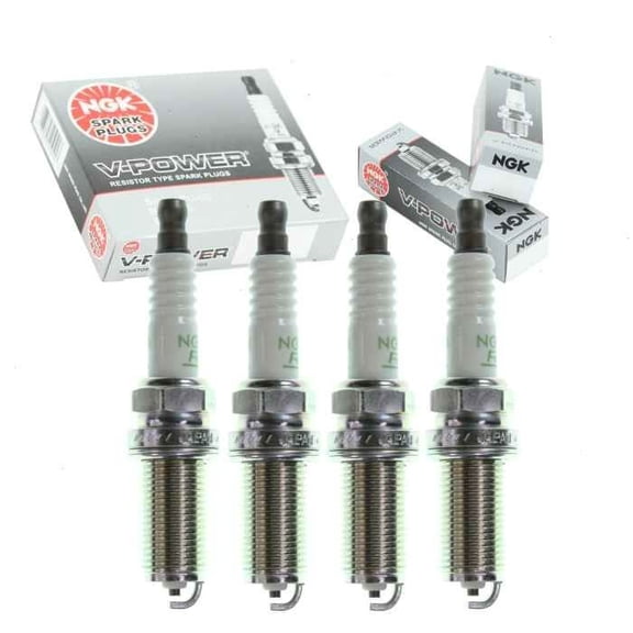 NGK "V-POWER" Spark Plugs (Set of 4) 2000-2006 for Nissan Sentra 1.8L 2.5L