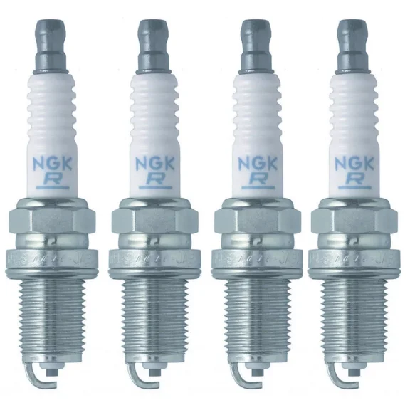 NGK V-Power Spark Plugs Kit 4pc Set BKR5E-11 6953 V-POWER