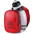 NGN Sport Running Water Bottle Handheld Hydration Bottle & Pack with Zippered Pocket 10 oz