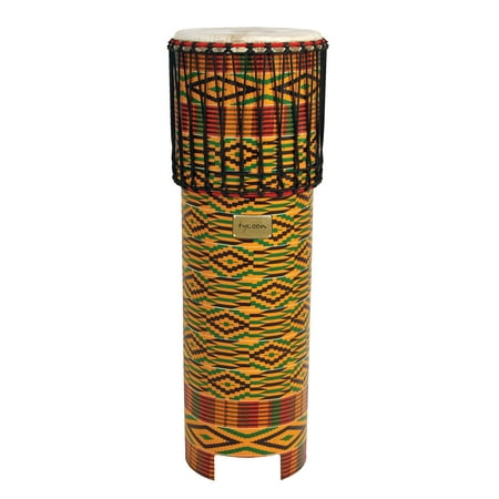 NGOMA DRUM KENTE CLOTH FINISH