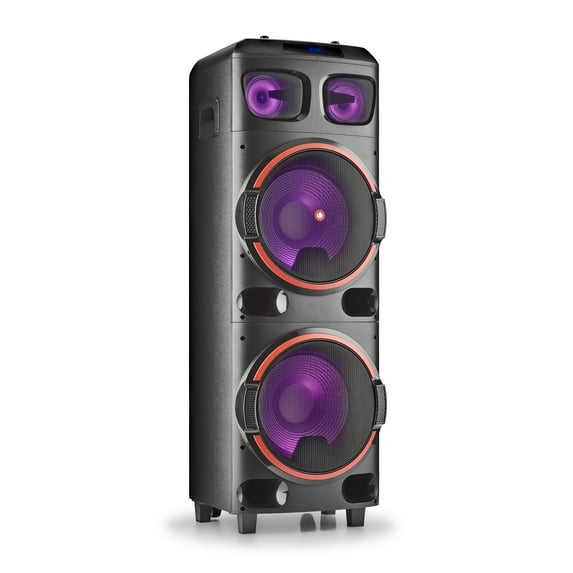 NGS 800W Double 12" Woofer Wireless BT Speaker Built-in Battery- WILDDUB2