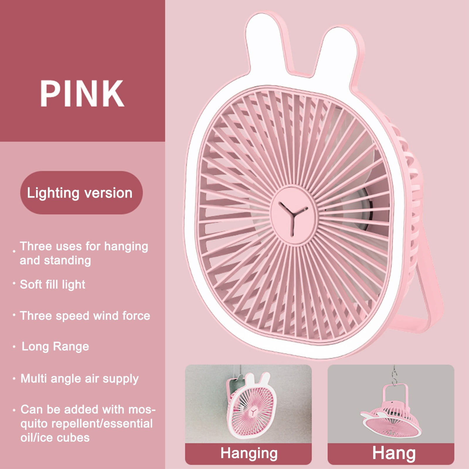 NGTEVOOS Clearance Electric Desktop Mini Fans Dormitory WallMounted Desk Fans Small Quiet