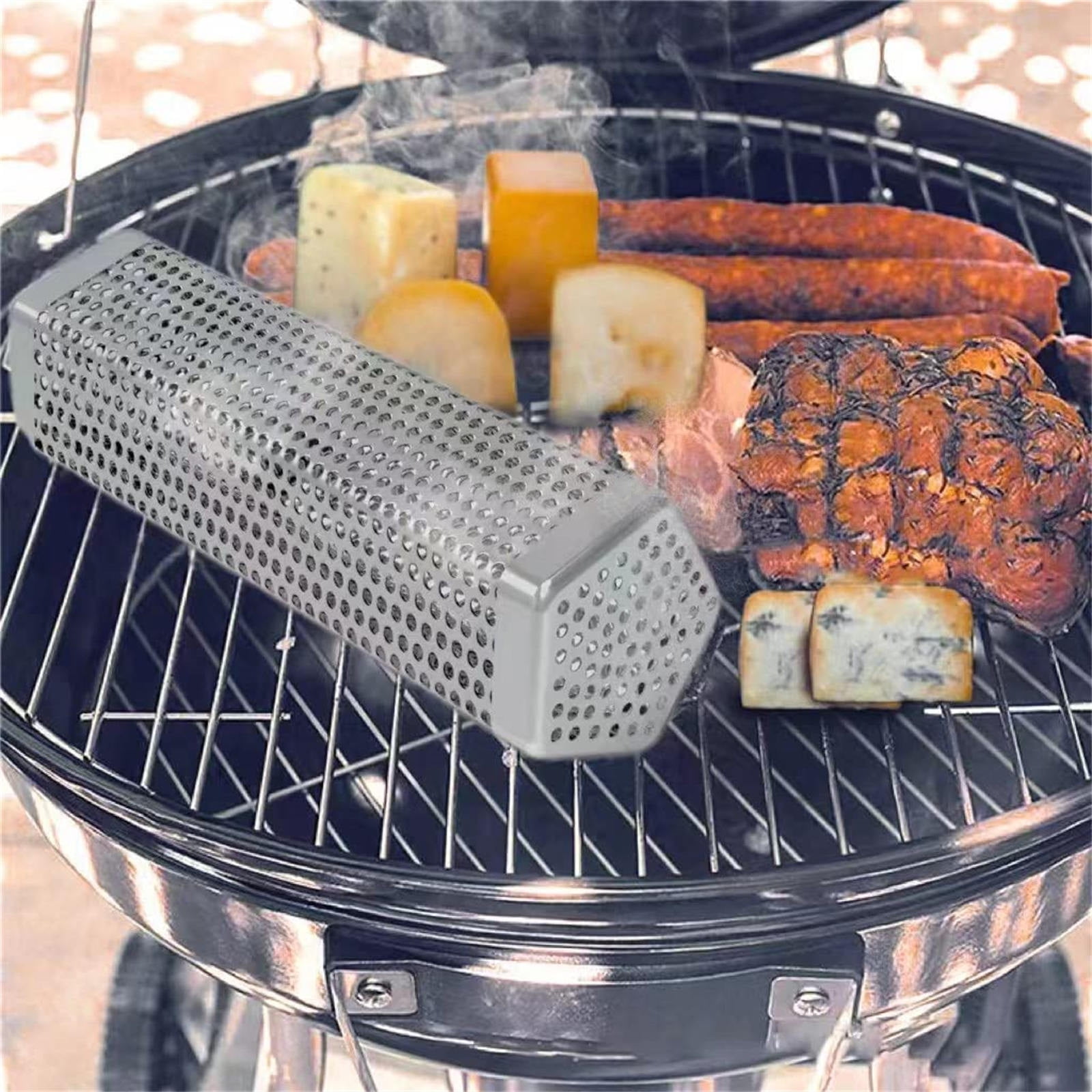 NGTEVOOS Clearance Large Kabob Grilling Baskets W/ Removable Handle