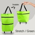 thumbnail image 1 of NGTEVOOS Clearance Portable Shopping Wheel Bag Tug Bag Telescopic Roller Bag Supermarket Shopping Bag Shopping Cart Foldable Backpack, 1 of 5