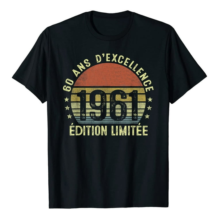T shirt 60 ans sale