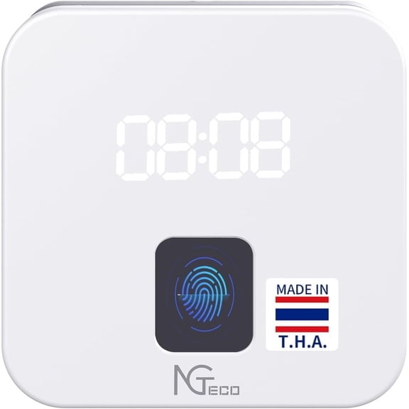 NGTeco Time Clock Cloud-Based, TC4 Fingerprint Time Clocks for Employees Small Business, 2.4G WiFi Customization Rule Clock in Machine with Remote Control Software iOS/Android App, No Monthly Fee