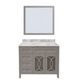 thumbnail image 1 of NGY Stone & Cabinet Margaret Garden 42'' Single Bathroom Vanity with Mirror, 1 of 1
