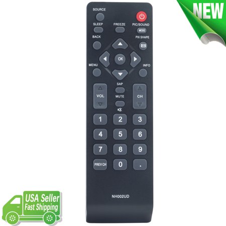 NH002UD Replace Remote Control for Sanyo TV FW50D36F FW55D25F FW40D36F FW32D06F