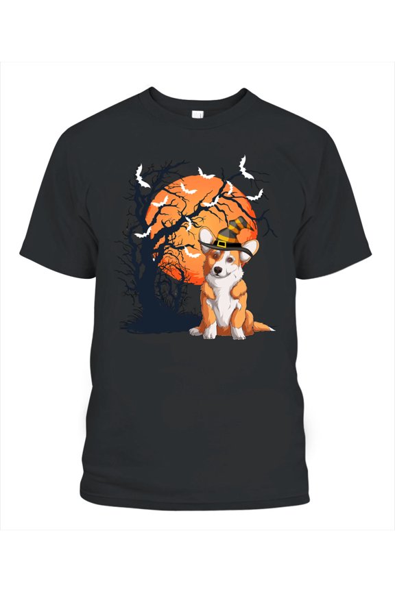 Halloween Corgi Shirt, Corgi T-Shirt for Men Women