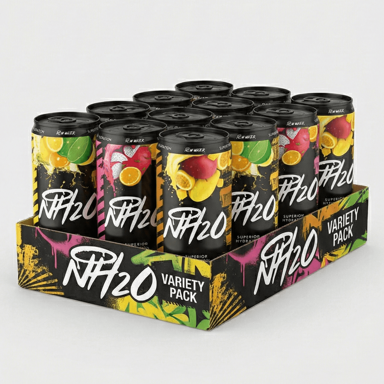 NH2O Superior Hydration Drink Variety Pack Zero Sugar Zero