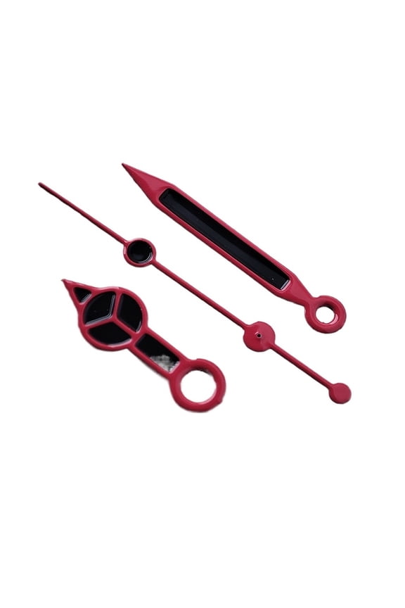 NH35 Hands Watch Accessories Red Orange Blue Green Edge Black Three Pin Green Glow Hands Suitable For NH35/36/4R/7S Movements