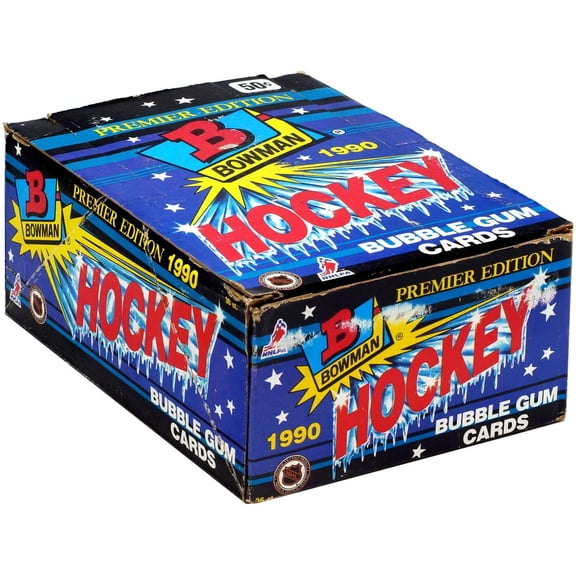 NHL 1990 Bowman Hockey Premier Edition Trading Card Wax Box (36 Packs)