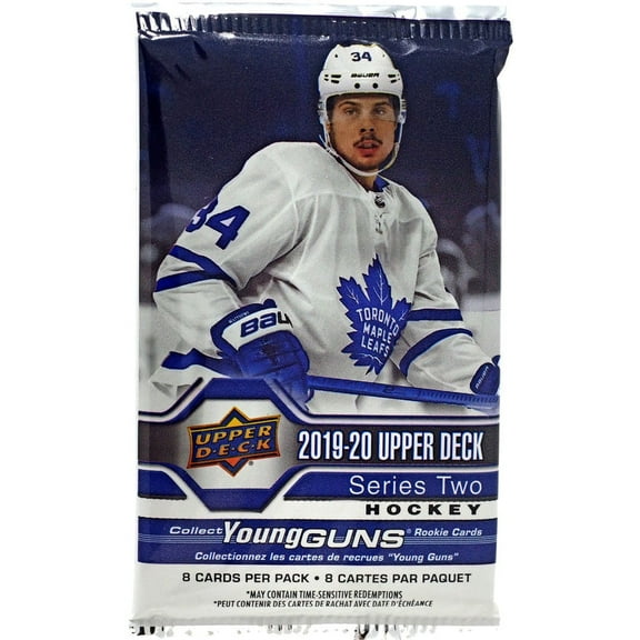 NHL 2019-20 Hockey Series 2 Trading Card Pack (8 Cards)