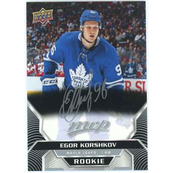 NHL 2020-21 MVP Hockey Silver Script Parallel Egor Korshkov #231