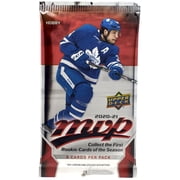 Collectible NHL 2020-21 MVP Hockey Trading Card HOBBY Pack 8 Cards