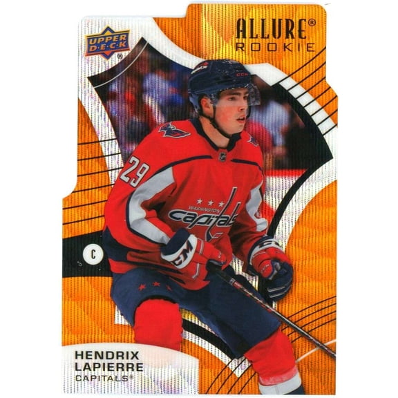 NHL 2021-22 Allure Hendrix Lapierre Orange Slice Die-Cut Trading Card #103 (Rookie) (Upper Deck)
