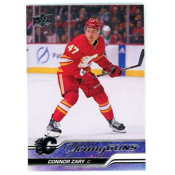 NHL 2023-24 Upper Deck Series 2 Young Guns Connor Zary #496 (Rookie)