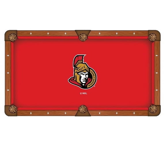 NHL 7' Pool Table Cloth by Holland Bar Stool - Ottawa Senators