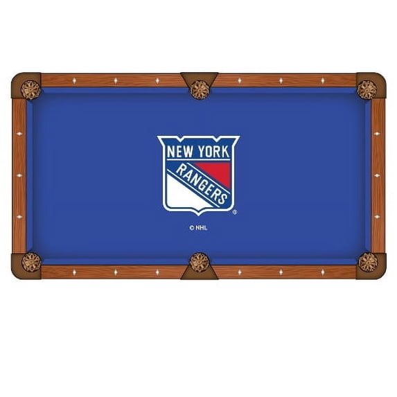 NHL 8' Pool Table Cloth by Holland Bar Stool - New York Rangers