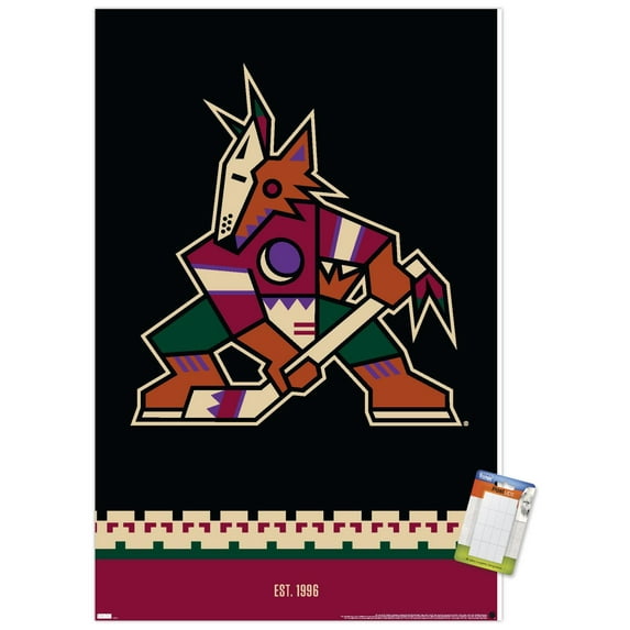 NHL Arizona Coyotes - Logo 21 Wall Poster, 14.725" x 22.375"