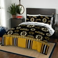 thumbnail image 1 of NHL Boston Bruins Bed In Bag Set, Queen Size, Team Colors, 100% Polyester, 5 Piece Set, 1 of 4