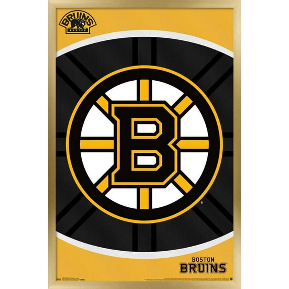 NHL Boston Bruins - Logo 14 Wall Poster, 14.725" x 22.375", Framed