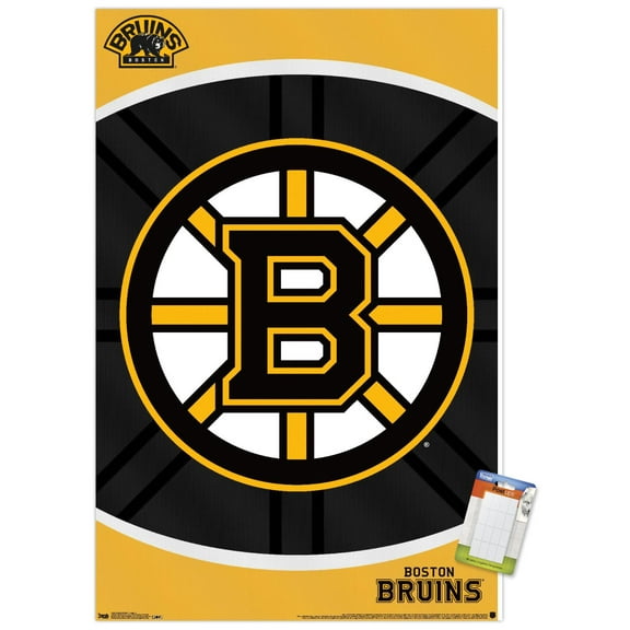 NHL Boston Bruins - Logo 14 Wall Poster, 14.725" x 22.375"