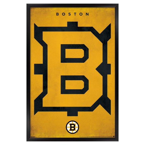 Boston Bruins 23" x 34" Framed Poster