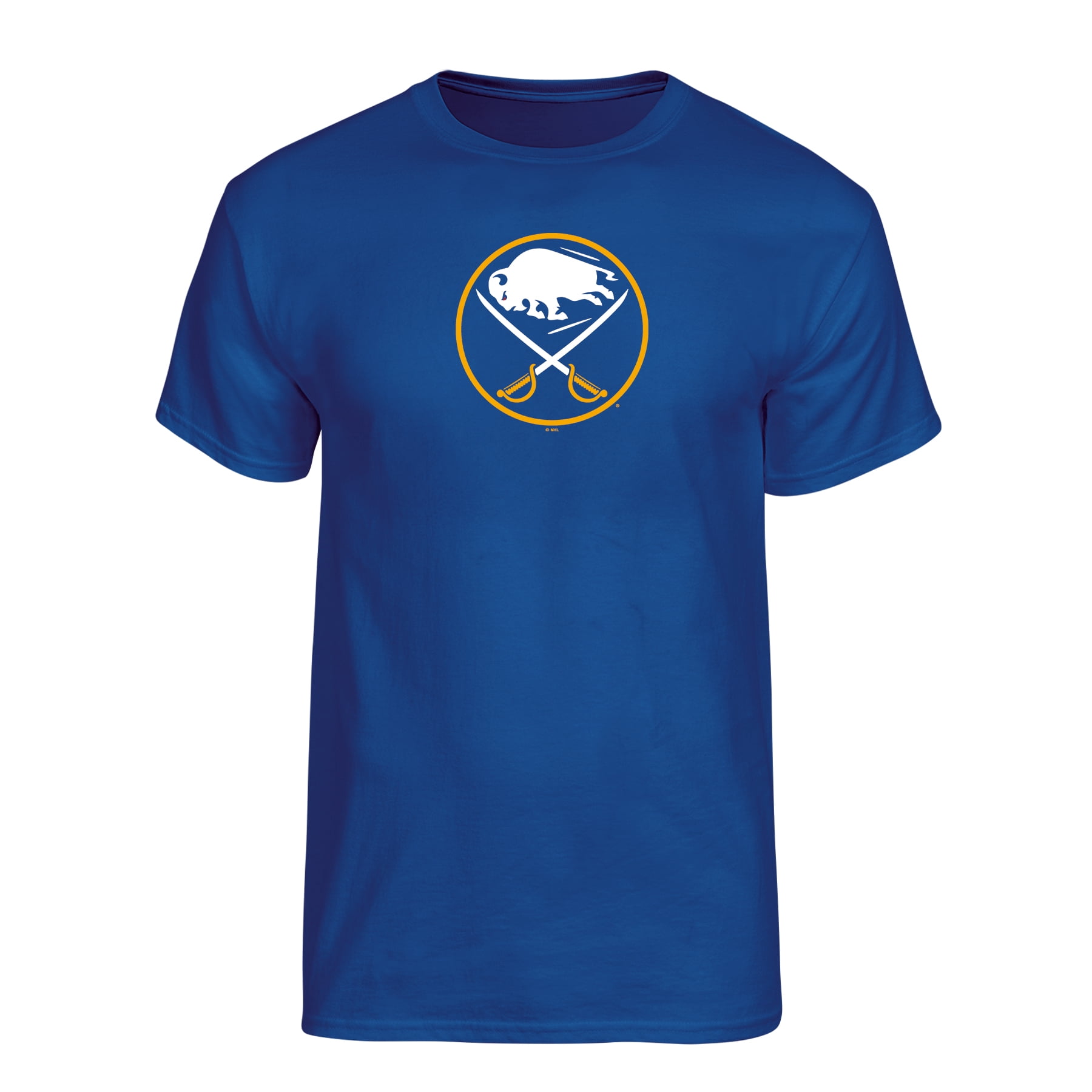 NHL Buffalo Sabres Men's Team Color Primary Logo Short Sleeve T-Shirt