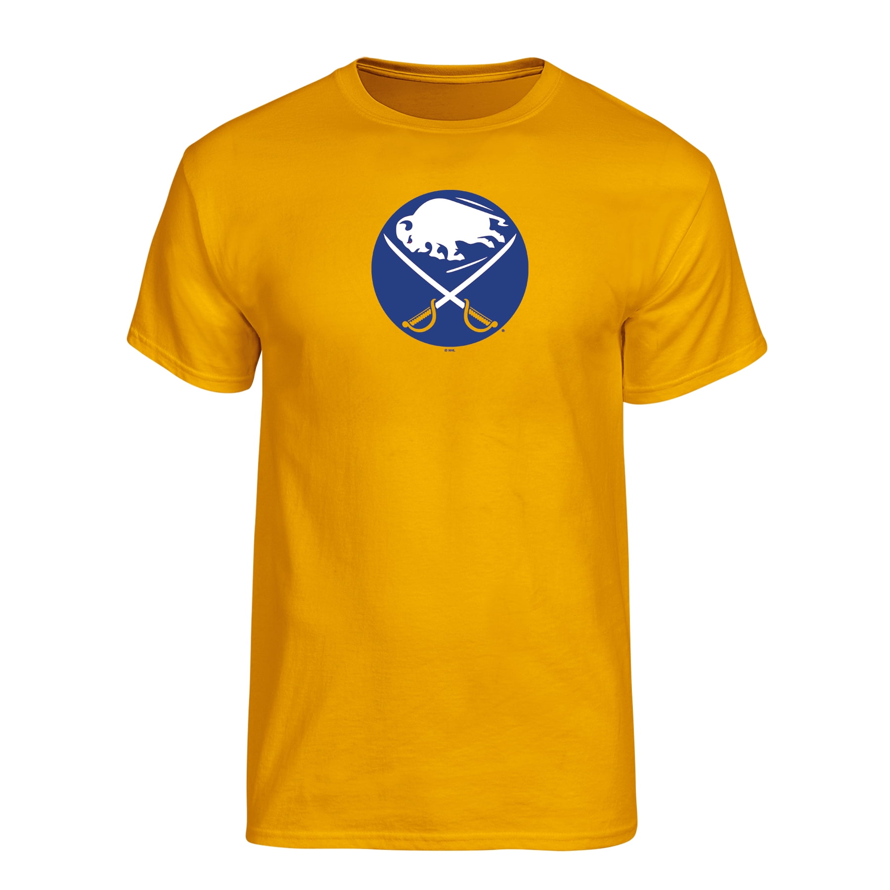 NHL Buffalo Sabres Men's Team Color Primary Logo Short Sleeve T-Shirt