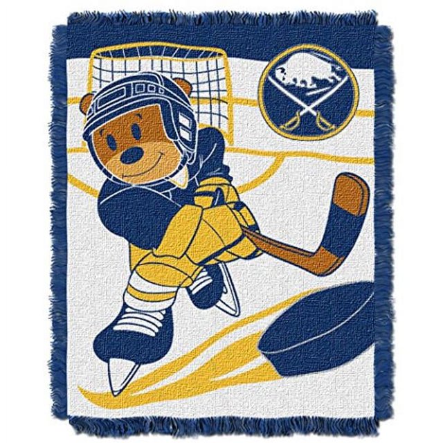 NHL Buffalo Sabres Score Woven Jacquard Baby Throw Blanket, 36 x 46 in