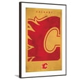 thumbnail image 1 of NHL Calgary Flames - Logo 25 Canvas Wall Poster, 22.375" x 34", 1 of 4