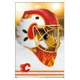 thumbnail image 1 of NHL Calgary Flames - Mask 20 Wall Poster, 22.375" x 34", Framed, 1 of 5