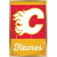 thumbnail image 1 of NHL Calgary Flames - Retro Logo 13 Wall Poster, 14.725" x 22.375", Framed, 1 of 3
