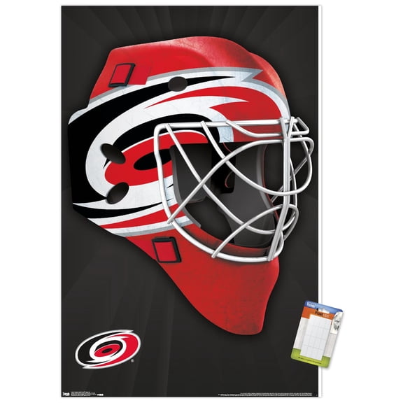 NHL Carolina Hurricanes - Mask 16 Wall Poster, 14.725" x 22.375"