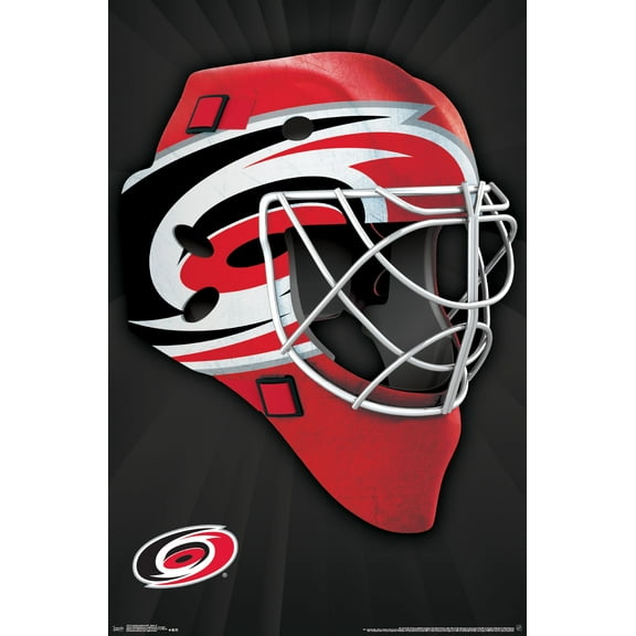NHL Carolina Hurricanes - Mask 16 Wall Poster, 22.375" x 34"