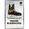 thumbnail image 1 of NHL Chicago Blackhawks - Drip Skate 21 Wall Poster, 22.375" x 34", Framed, 1 of 3