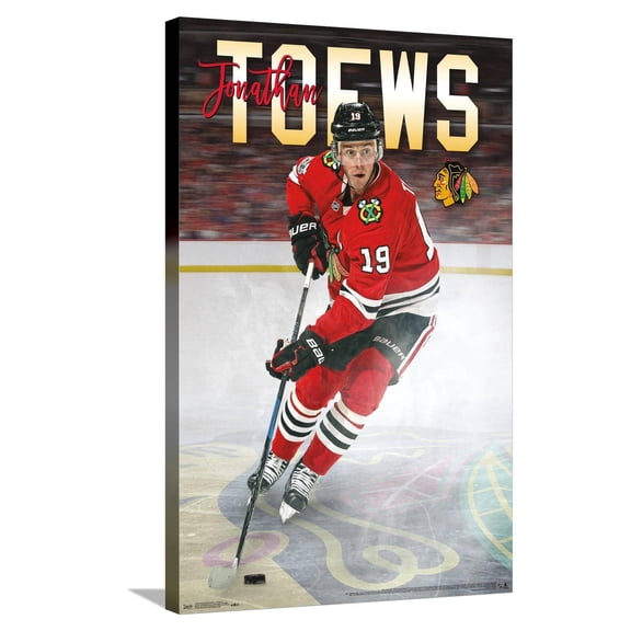 NHL Chicago Blackhawks - Jonathan Toews 17 Canvas Wall Poster, 22.375" x 34"