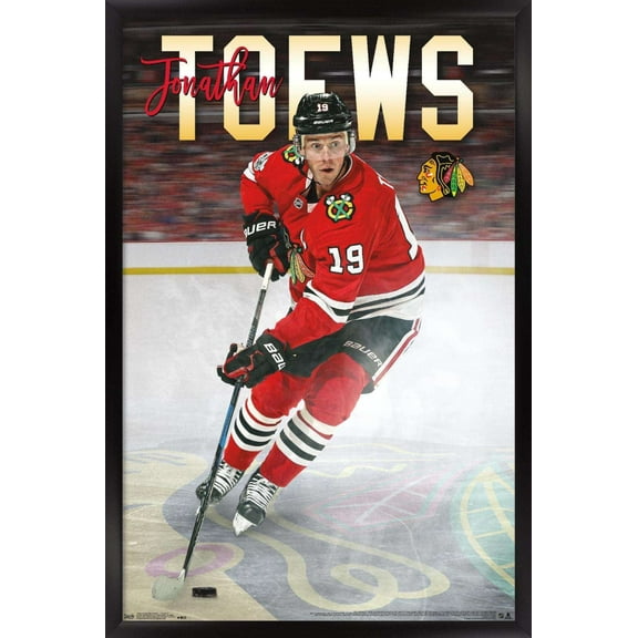 NHL Chicago Blackhawks - Jonathan Toews 17 Wall Poster, 14.725" x 22.375", Framed