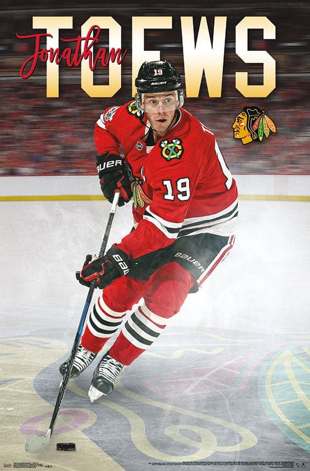 NHL Chicago Blackhawks - Jonathan Toews 17 Wall Poster, 22.375" x 34"
