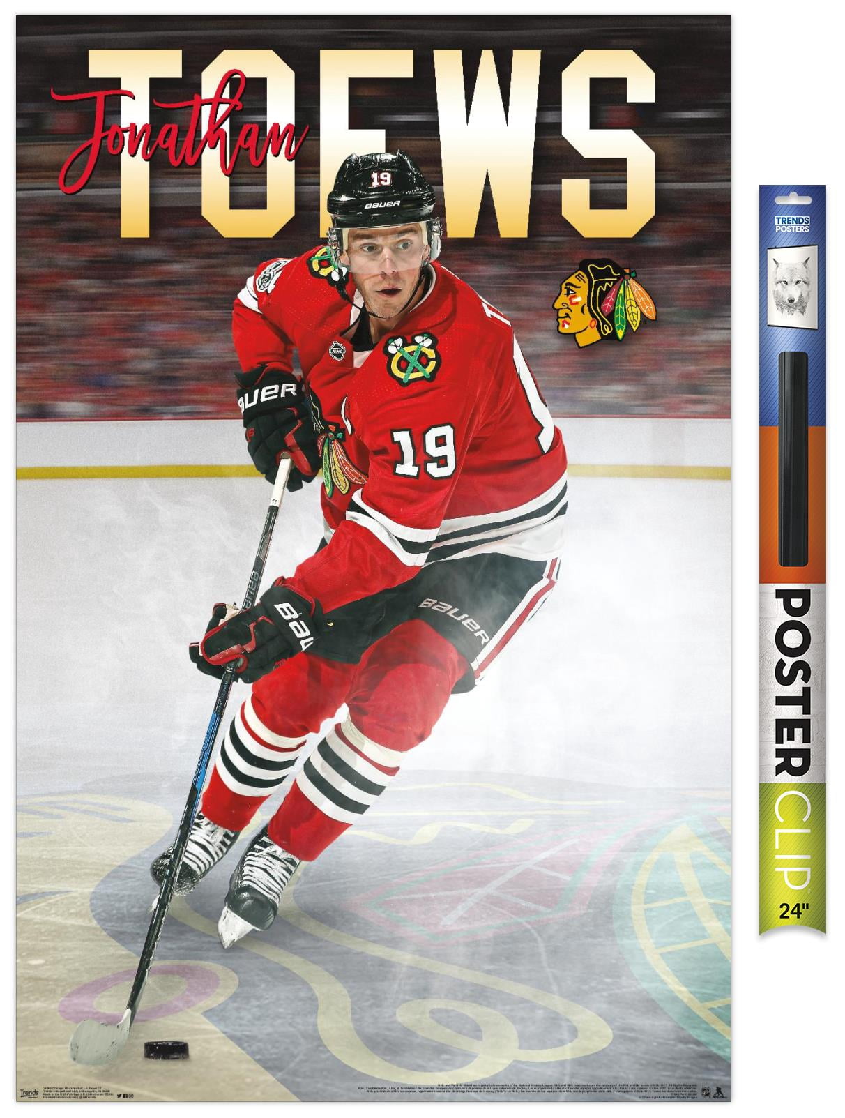 NHL Chicago Blackhawks - Jonathan Toews 17 Wall Poster, 22.375" x 34"