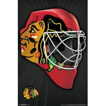 NHL Chicago Blackhawks - Mask 16 Wall Poster, 22.375" x 34"