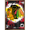thumbnail image 1 of NHL Chicago Blackhawks - Maximalist Logo 23 Wall Poster, 14.725" x 22.375" Framed, 1 of 5